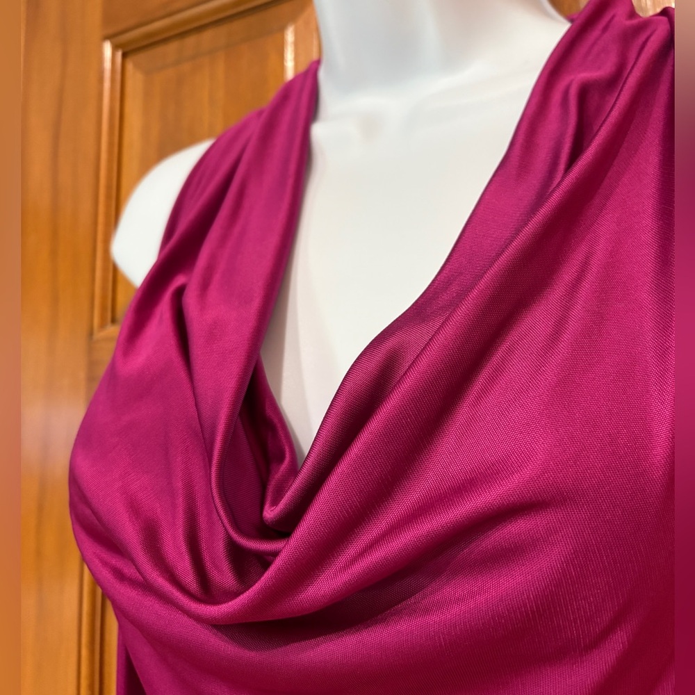 Diane Von Furstenberg Fuchsia Sleeveless Blouse - Picture 2 of 9